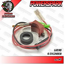 Powerspark Electronic Ignition Kit (Negative Earth) for Lucas 45D 6 Cyl Distributor     K7-Powerspark