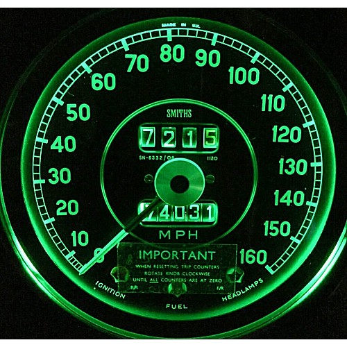 CLASSIC CAR LED 5 SMD LED Bulb Dashboard & Gauge Lighting GREEN 12VE10GR