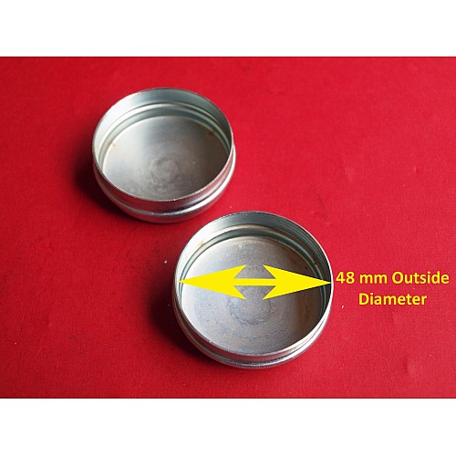 New Front Wheel Grease Cap MGB MG Midget Austin Healey Sprite Pair of