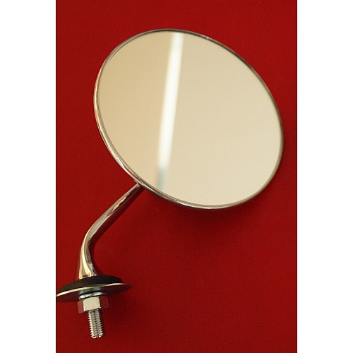 Round Wing Mirror Lucas Style. Convex Glass. Right Hand. WM1904