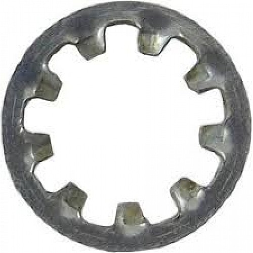 Star Locking Washer for 3/8" Threads or Nuts.(11/16" OD) Set of 8
